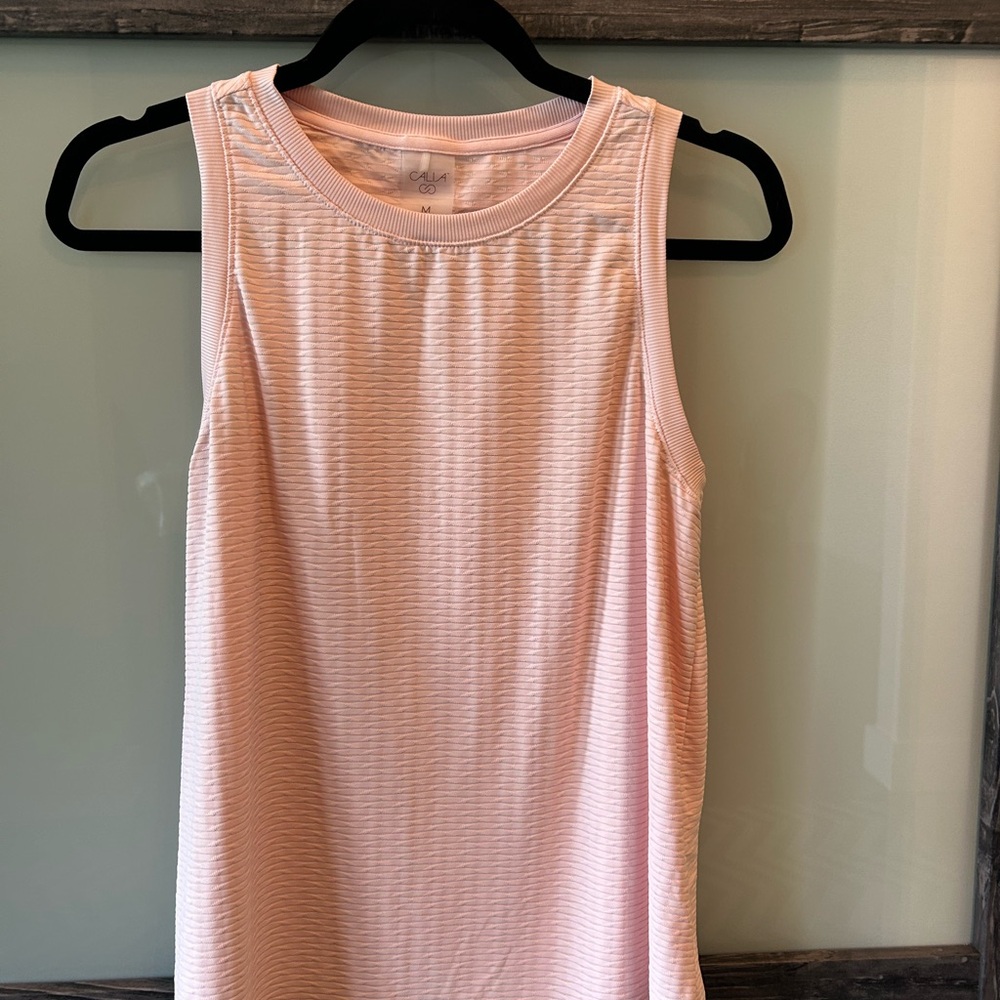 CALIA by Carrie Underwood pink Renew Twisted Tank